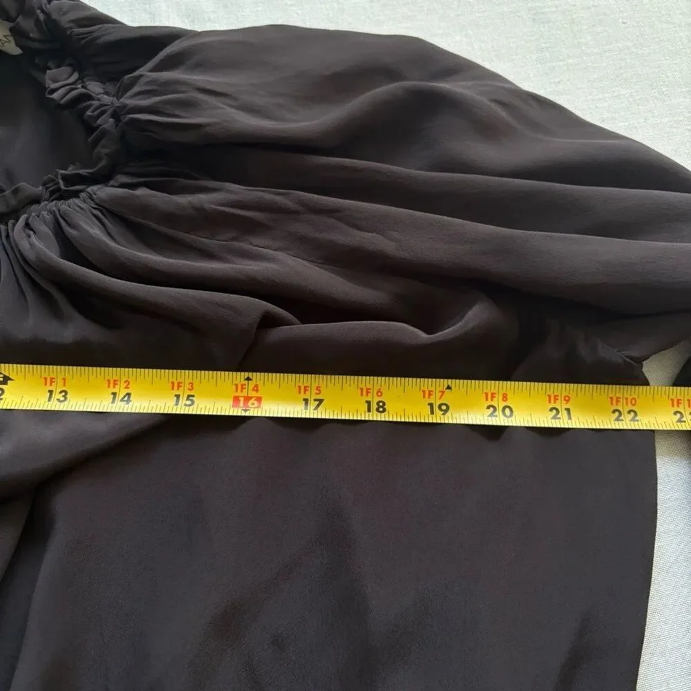 Zimmermann Black Silk Blend Long Maxi Dress S Elegant Evening - Picture 7 of 11